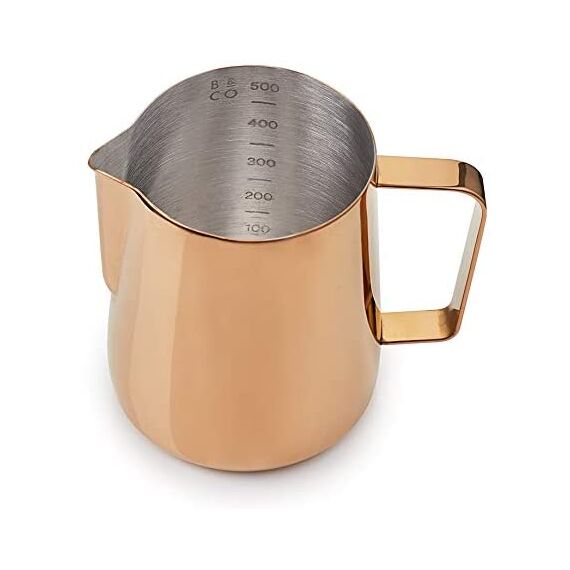 Barista&Co Dial In питчер 600 мл розовое золото, фото , изображение 4