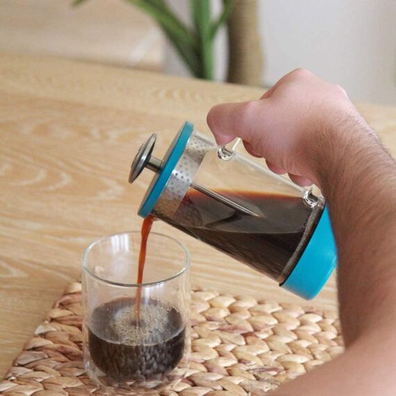 Barista&Co Core Френч-пресс 350 мл бирюзовый, фото , изображение 2