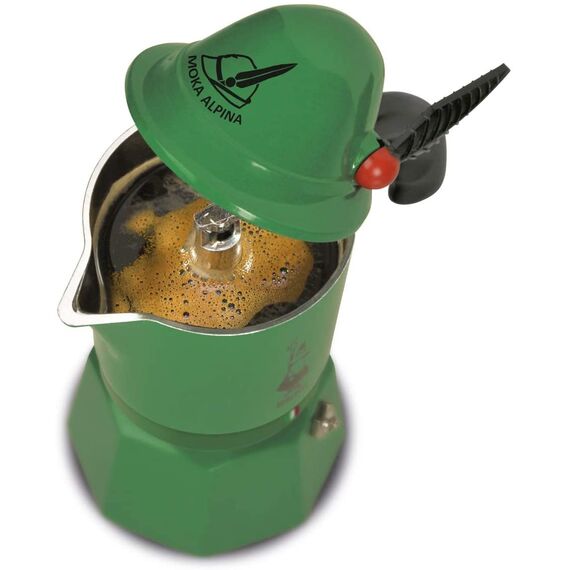 Bialetti 2762 Break Alpina на 3 чашки Гейзерная кофеварка, фото , изображение 2 Bialetti 2762 Break Alpina на 3 чашки Гейзерная кофеварка, фото , изображение 2