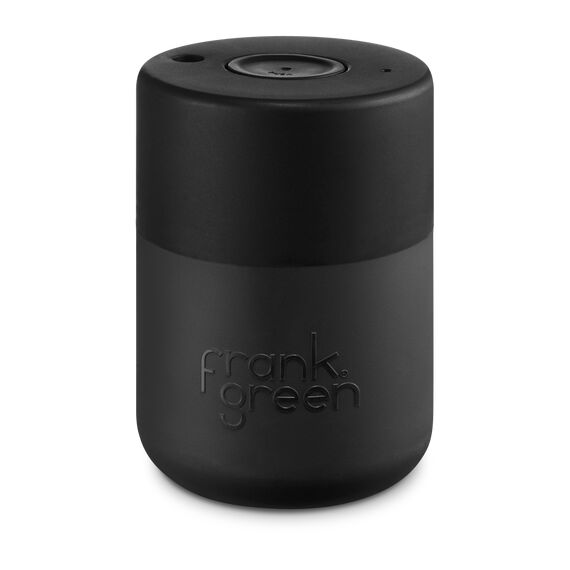 Frank Green Original reusable cup Дорожная кружка 230 мл чёрная, фото 