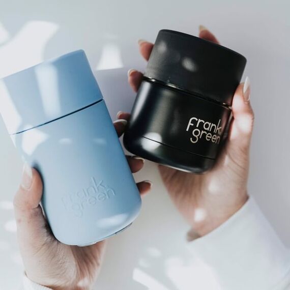 Frank Green Ceramic reusable cup Термокружка 175 мл черная, фото , изображение 4