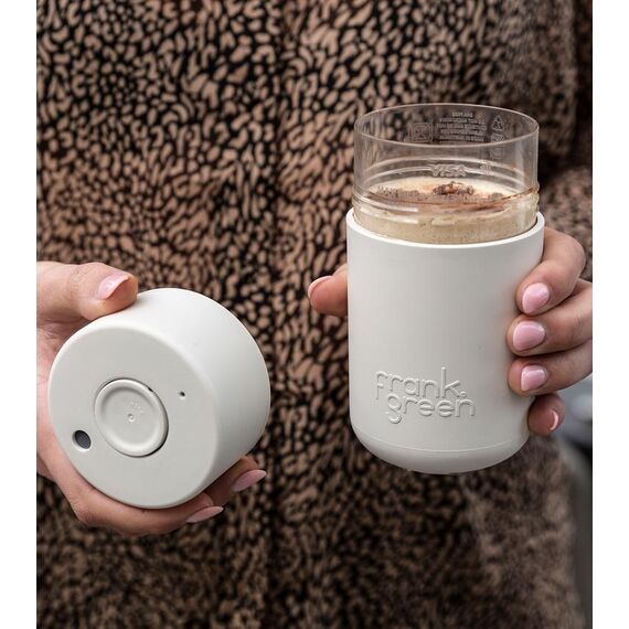 Frank Green Original reusable cup Дорожная кружка 340 мл белая, фото , изображение 2