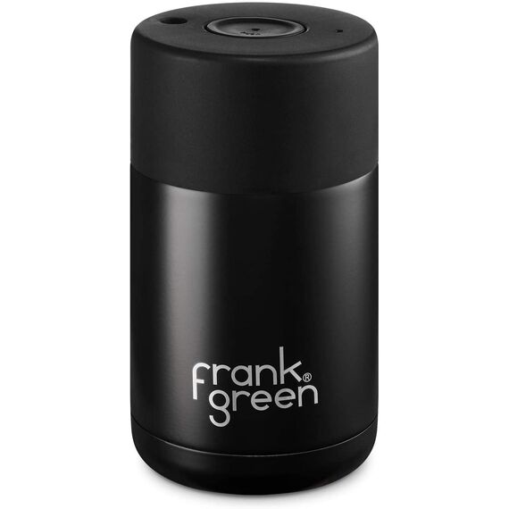 Frank Green Ceramic reusable cup Термокружка 295 мл чёрная, фото 