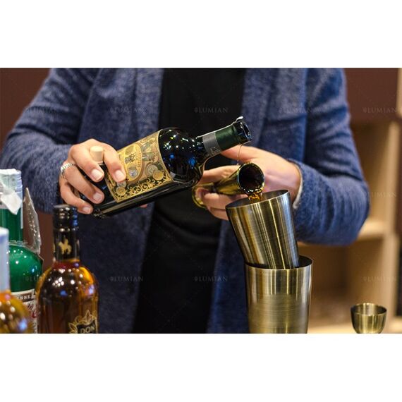 Lumian Yokai Boston Tin & Half Tin Шейкер 530/830 мл серебро, фото , изображение 2