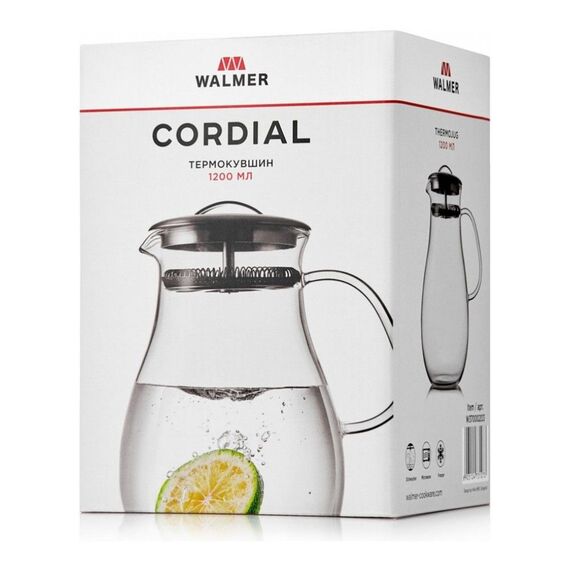 Walmer Cordial Кувшин с фильтром 1,2 л, фото , изображение 8 Walmer Cordial Кувшин с фильтром 1,2 л, фото , изображение 8