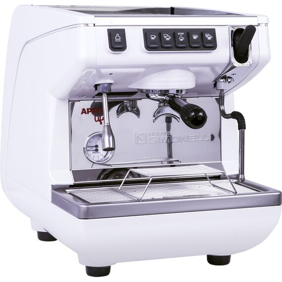 Nuova Simonelli Appia Life 1Gr V 220V white+high groups Кофемашина автомат с 1 высокой группой белая, фото , изображение 2