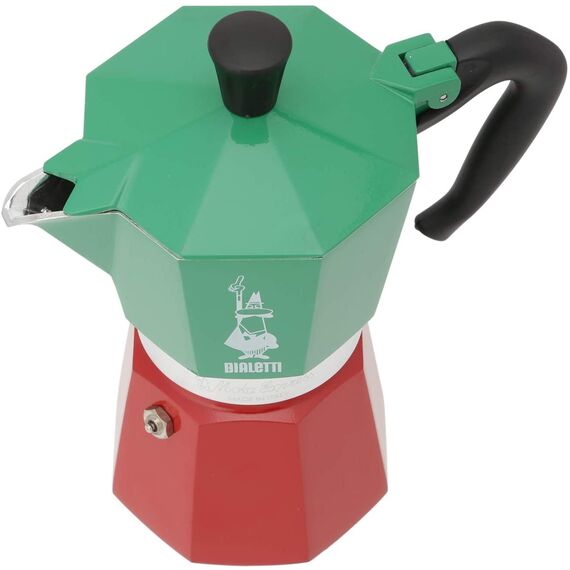 Bialetti 5323 Moka Express Italia на 6 чашек Гейзерная кофеварка, фото , изображение 2