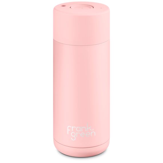 Frank Green Ceramic reusable cup Термокружка 475 мл розовая, фото 