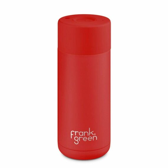Frank Green Ceramic reusable cup Термокружка 475 мл красная, фото 