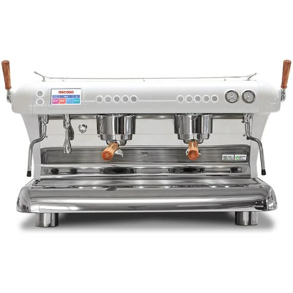 Ascaso Big Dream Plus 2 группы, белая, Коммерческая эспрессо-машина, фото 