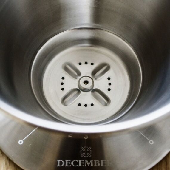 December Пуровер металлический на 1-3 чашки, фото , изображение 3