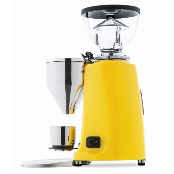 Mazzer Mini Filter Кофемолка профессиональная желтая, фото , изображение 2