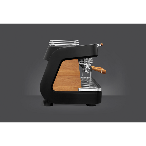 Dalla Corte XT Darkwalnut Рожковая кофемашина 2 гр автомат черный грецкий орех, фото , изображение 2