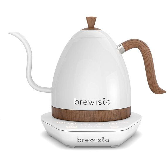 Brewista Artisan Электрочайник 1 л жемчужно белый/дерево, фото 