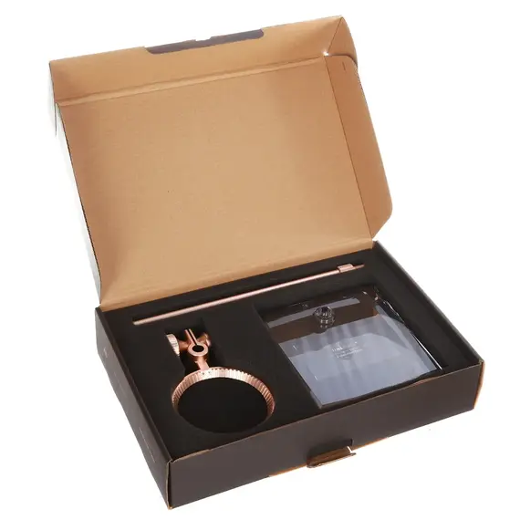 Timemore Muse Подставка для пуровера стекло медь, фото , изображение 9