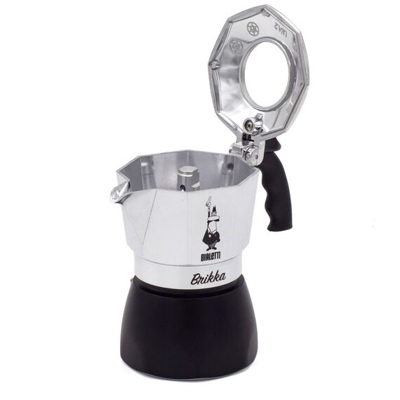 Bialetti 7314 Brikka на 4 чашки Гейзерная кофеварка, фото , изображение 2