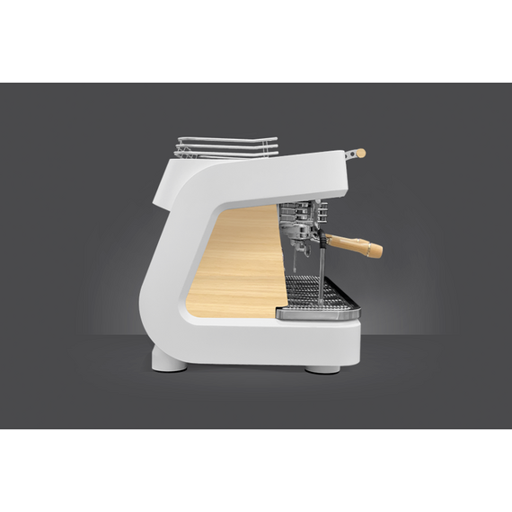 Dalla Corte XT Whiteoak Ро Рожковая кофемашина 2 гр автомат белый дуб, фото , изображение 2