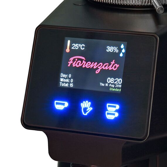 Fiorenzato F64 E Кофемолка профессиональная черная матовая, фото , изображение 3