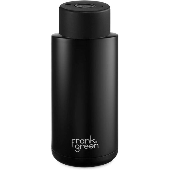 Frank Green Ceramic reusable cup Термокружка 1 л чёрная, фото 