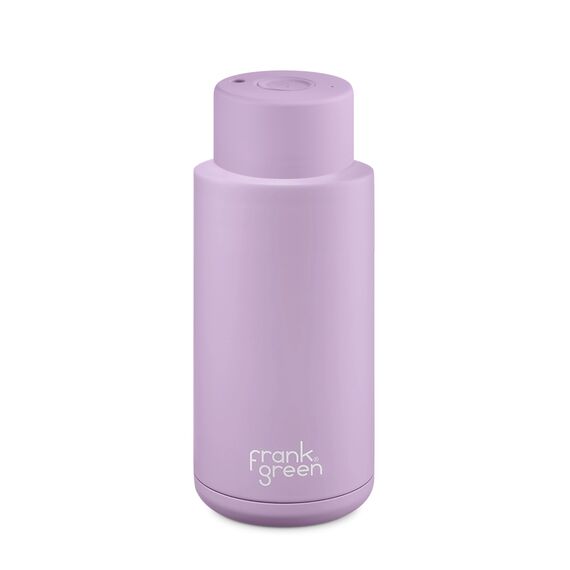 Frank Green Ceramic reusable cup Термокружка 1 л лиловая, фото 