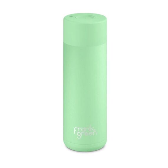 Frank Green Ceramic reusable cup Термокружка 595 мл мятная, фото 