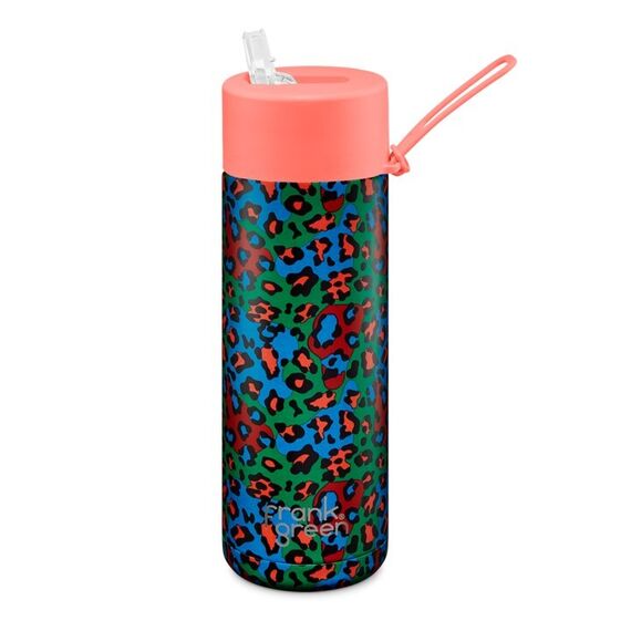 Frank Green Ceramic reusable bottle Термобутылка 595 мл риф, фото 