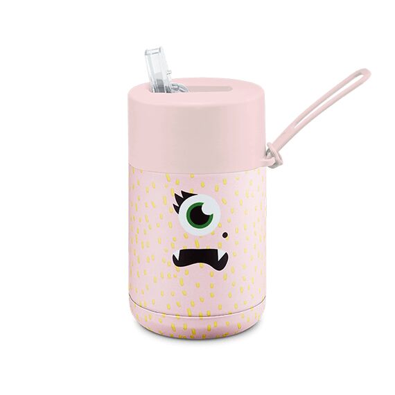 Franksters Frank Green Ceramic reusable cup Термокружка 295 мл светло-розовый с рисунком, фото 