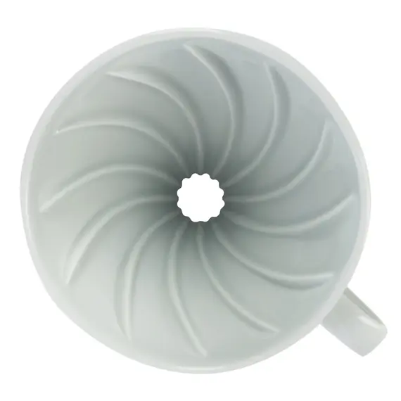 Hario PDC-02W Керамический пуровер V60 02 белый, фото , изображение 2