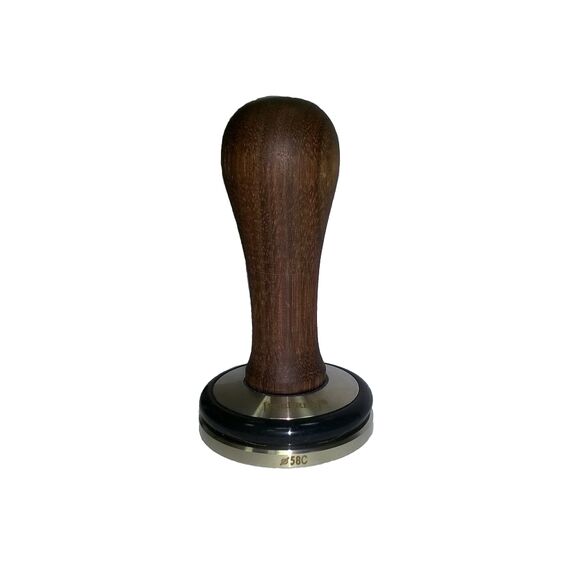 JoeFrex Elegance Knock Convex Темпер 58 мм выпуклый с ручкой из ореха, фото 