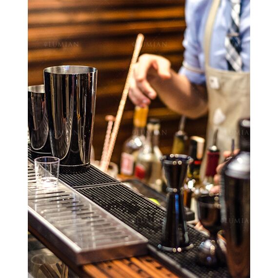 Lumian Kenko Boston Tin & Half Tin Шейкер 530/830 мл чёрный, фото , изображение 3