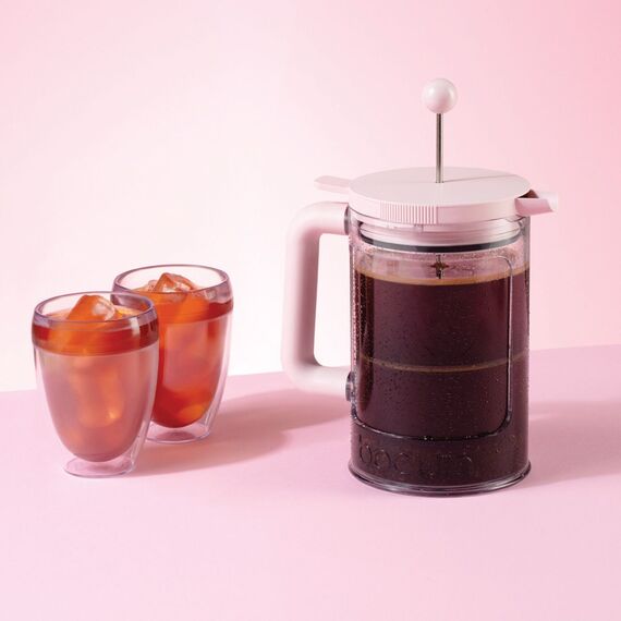 Bodum Bean Ice Кофейник для приготовления холодного кофе 1.5 л розовый, фото , изображение 4