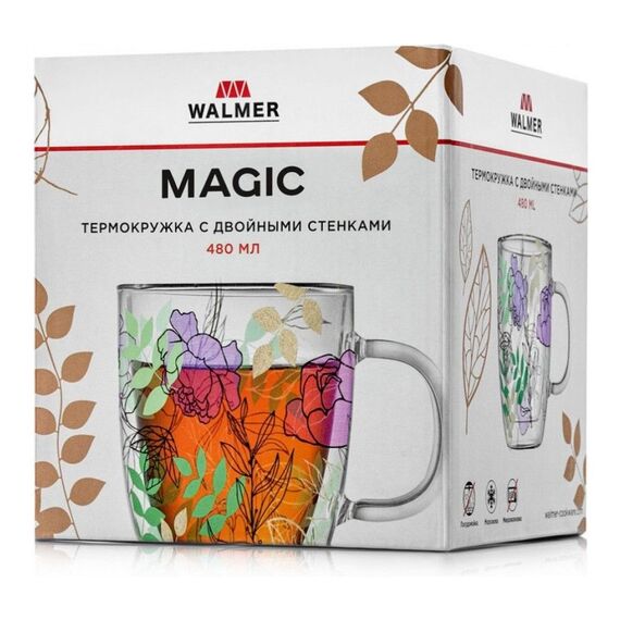 Walmer Magic Термокружка с двойными стенками 480 мл, фото , изображение 5