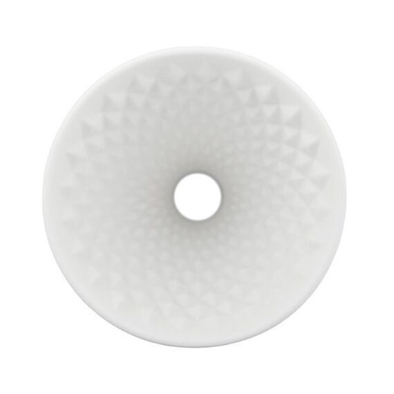 Yami Diamond Керамический пуровер V60 02 белый, фото , изображение 5