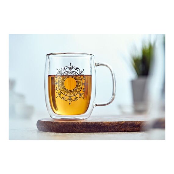 Walmer Arabesque Термокружка с двойными стенками 350 мл, фото , изображение 4