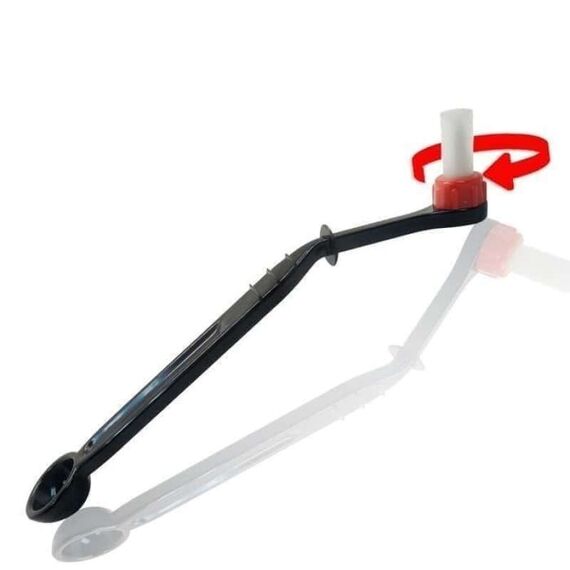 CoffeeTools Щетка для чистки кофейной группы с мерной ложкой, фото , изображение 6