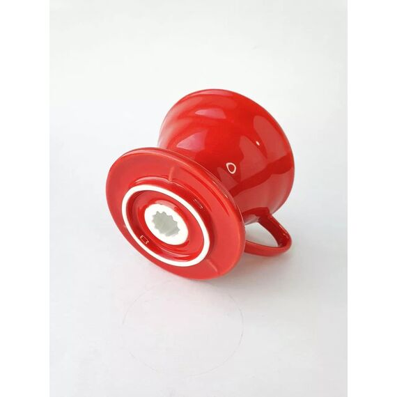 AnyBar Керамический пуровер 1-4 чашки красный, фото , изображение 5