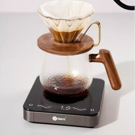 ZeroHero Весы для кофе белые, фото , изображение 4