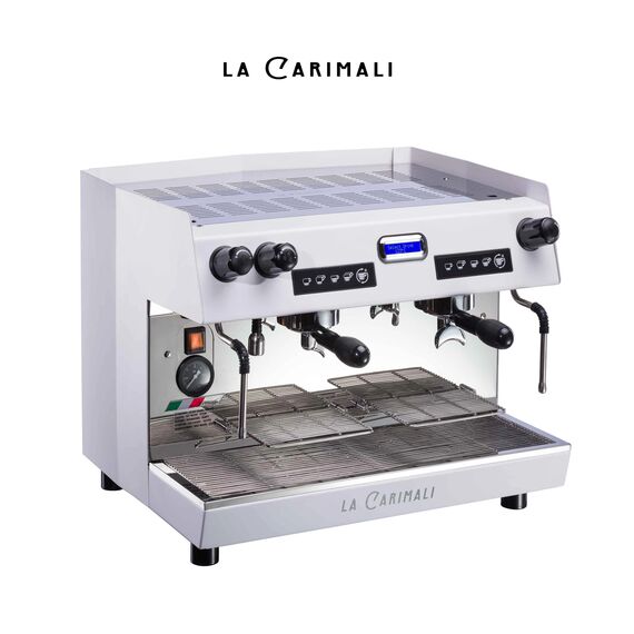 Carimali Nimble 2gr рожковая кофемашина автомат 2 высокие группы белая, фото , изображение 2 Carimali Nimble 2gr рожковая кофемашина автомат 2 высокие группы белая, фото , изображение 2
