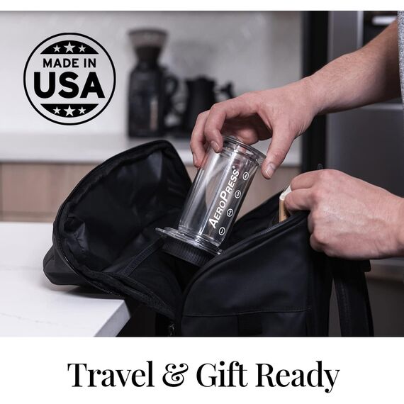 AeroPress Clear Кофеварка ручная прозрачная, фото , изображение 7