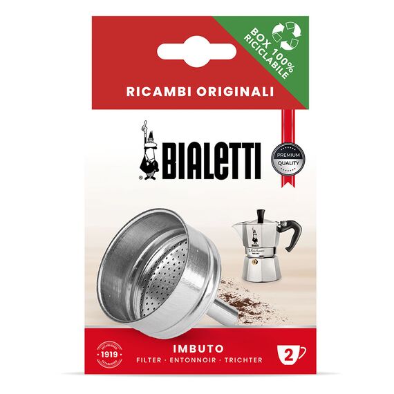 Bialetti Фильтр-воронка для Moka Express на 2 чашки, фото 