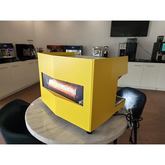 Carimali Nimble 2gr Рожковая кофемашина автомат 2 высокие группы желтая с задней прозрачной панелью, фото , изображение 5