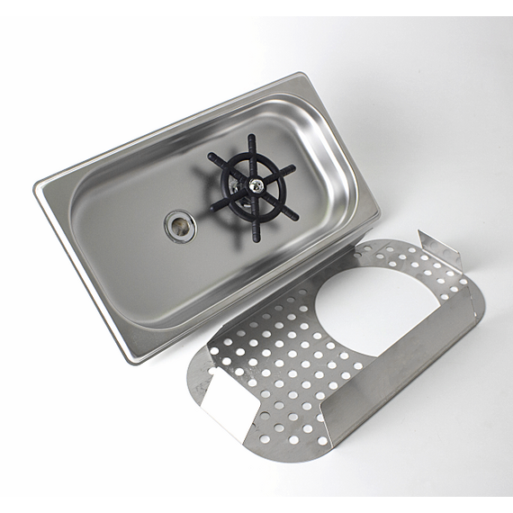 CoffeeTools Ринзер встраиваемый с каплесборником 425X230x30 мм, фото , изображение 4