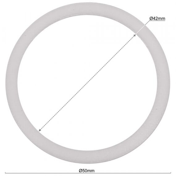 Nuova Simonelli 02060039 Уплотнение тефлоновое 50х42х4 мм, фото , изображение 2