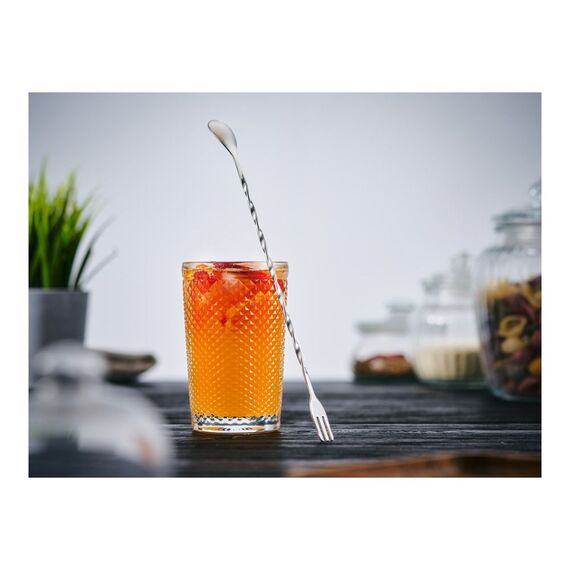 Walmer Cocktail Барная ложка с вилкой 26 см стальная, фото , изображение 4