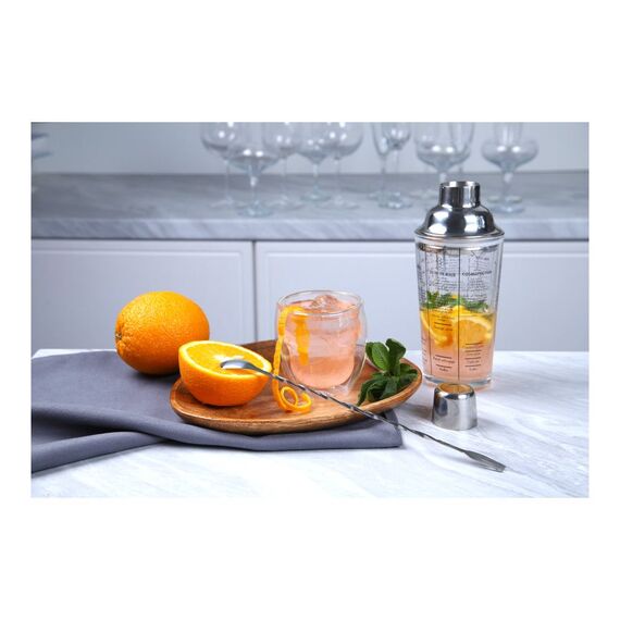 Walmer Cocktail Барная ложка с вилкой 26 см стальная, фото , изображение 6