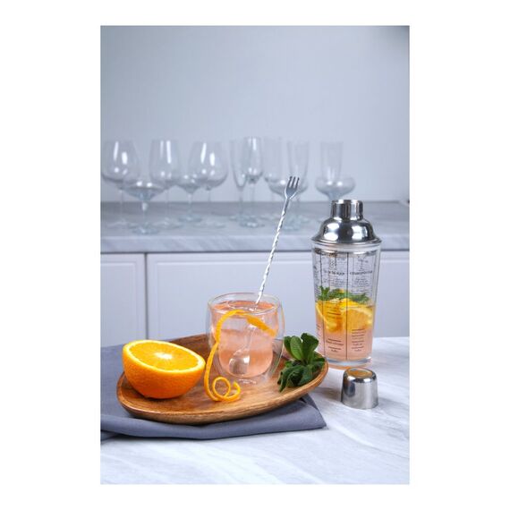 Walmer Cocktail Барная ложка с вилкой 26 см стальная, фото , изображение 7