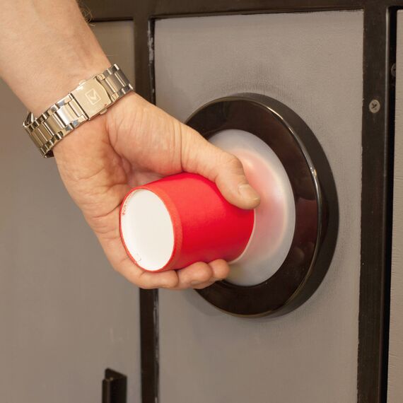 Yo3D Мембранный диспенсер одноразовых стаканов встраиваемый D90мм, фото , изображение 11