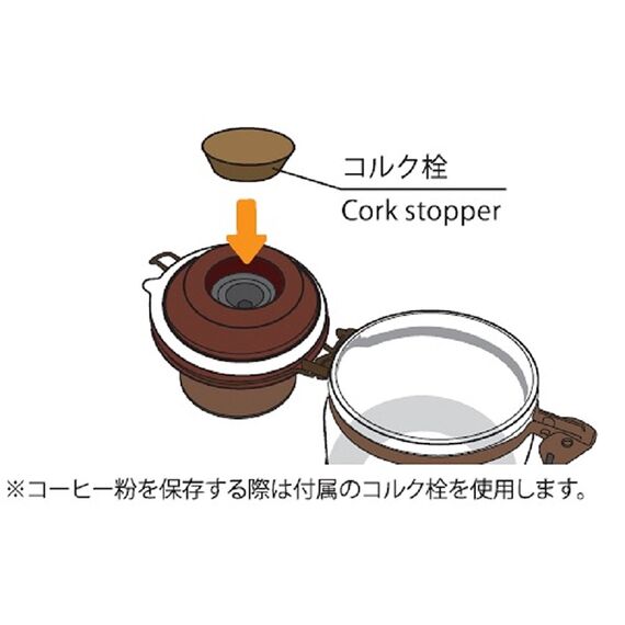 Hario Canister Coffee Mill схема затычки