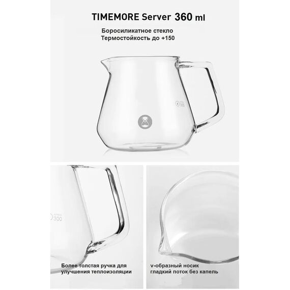Timemore G3 Coffee Suitcase набор для заваривания кофе черный, фото , изображение 9