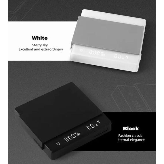 MHW-3BOMBER Cube 2.0 Весы для кофе белые, фото , изображение 10